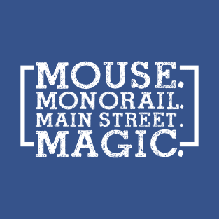 Mouse Monorail Main Street Magic T-Shirt