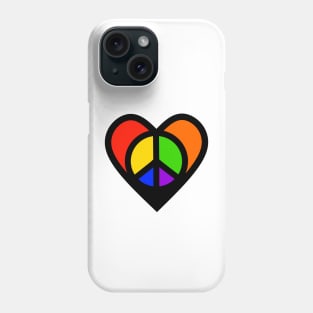 LOVE And Peace Activist Pride Design Phone Case