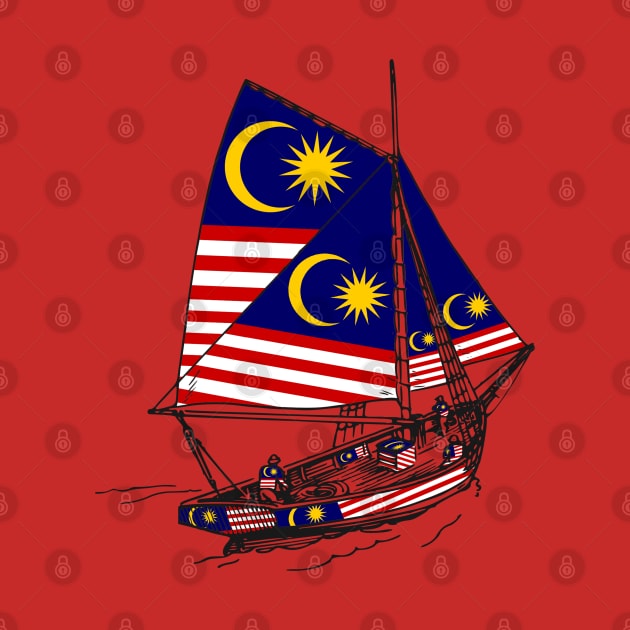 Support Malaysia Stand with Malaysian Ship - Galleon Ship Malaysian Pride by Mochabonk