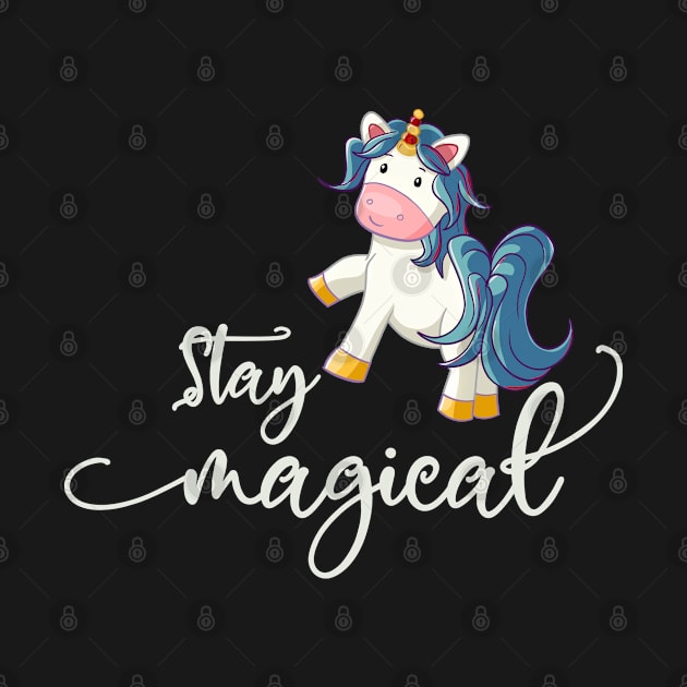 Christmas Unicorn: Stay Magical by Wanderer Bat