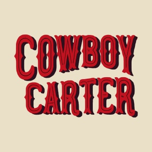 Rustic Cowboy Carter Graphic Red T-Shirt