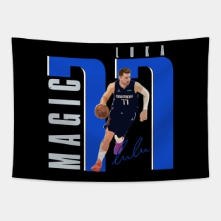 Luka Doncic 77 Tapestry