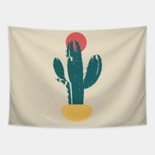 Minimalist Abstract Nature Art #50 Desert Cactus Tapestry