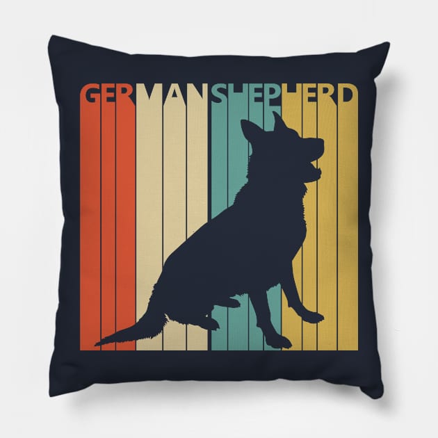 Vintage 1970s German Shepherd Dog Owner Gift Pillow by GWENT