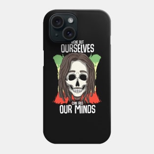 Bob free minds skull Phone Case