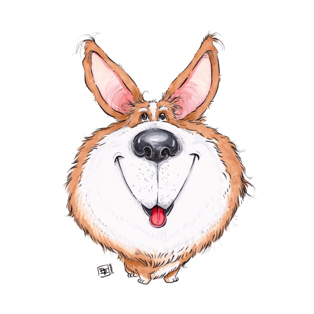 Corgi Dog by obillwon