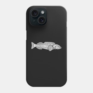 Native Inspired Ling Cod Phone Case