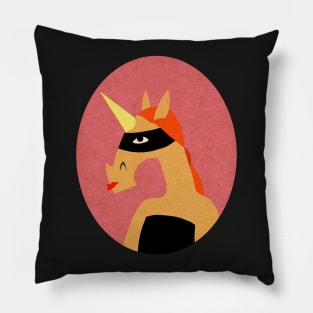 Masked Unicorn V03 Pillow