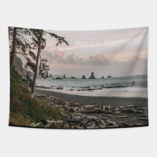 Pacific Northwest Beach Coast Tapestry