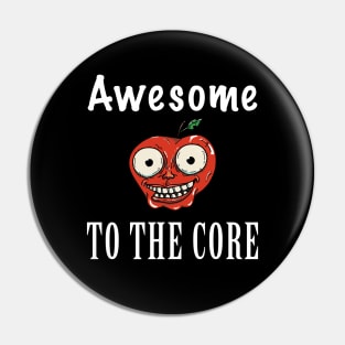 Awesome to the Core Apple Pin