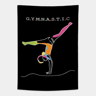 Gymnastic Sport Tapestry