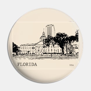 Florida State USA Pin
