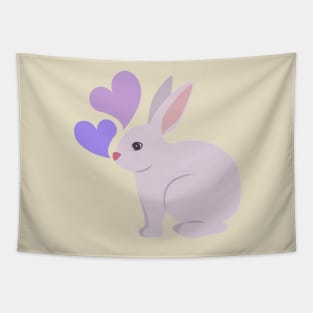 Bunny Says Love Tapestry