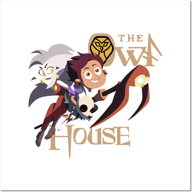 The Owl House main cast Poster Art Board Print for Sale by skeleton-draws
