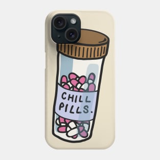 Chill Pills / Funny Illustration Design Phone Case