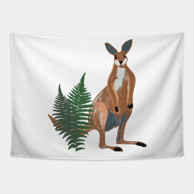 Kangaroo Tapestry by Manitarka