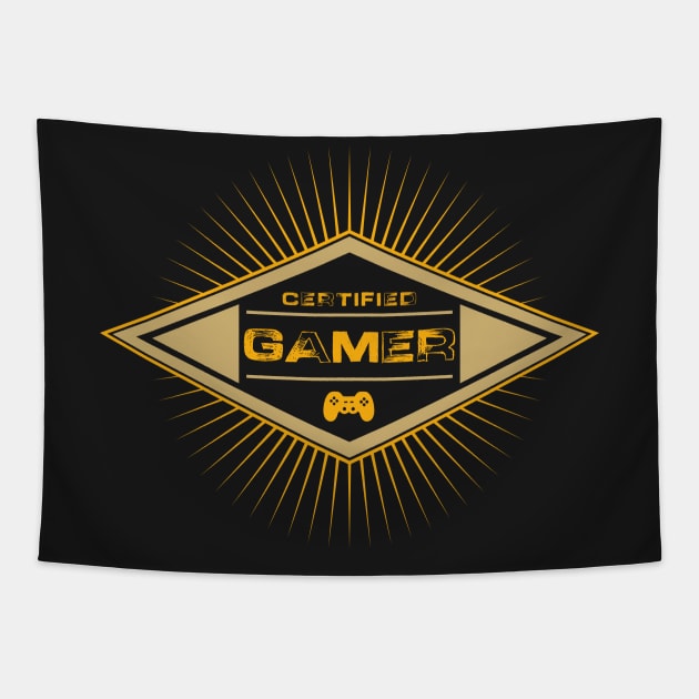 Certified Gamer Tapestry by Naumovski