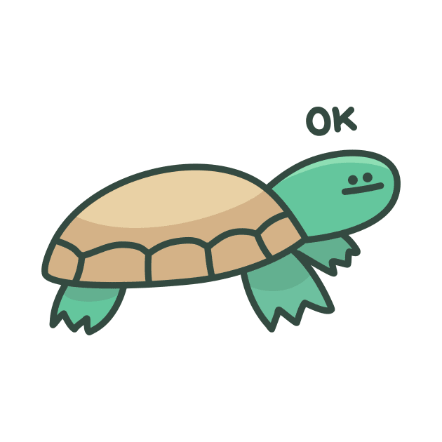 Ok Turtle by pwbstudios