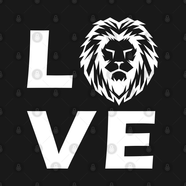 Lion - Love lion by KC Happy Shop