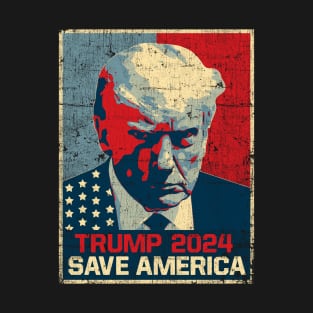 Trump Mug Shot 2024 Save America T-Shirt