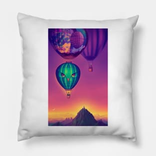 Hot Air Balloons Pillow