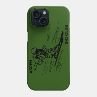 Aspen Ski Club - Skiing - Winter Phone Case