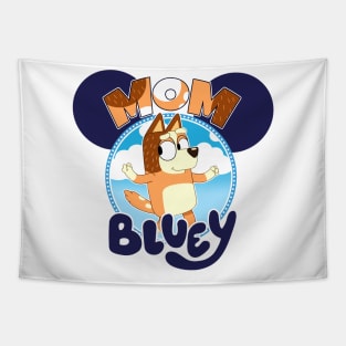 Bluey and Bingo mom Family Birthday Kids Party Tapestry