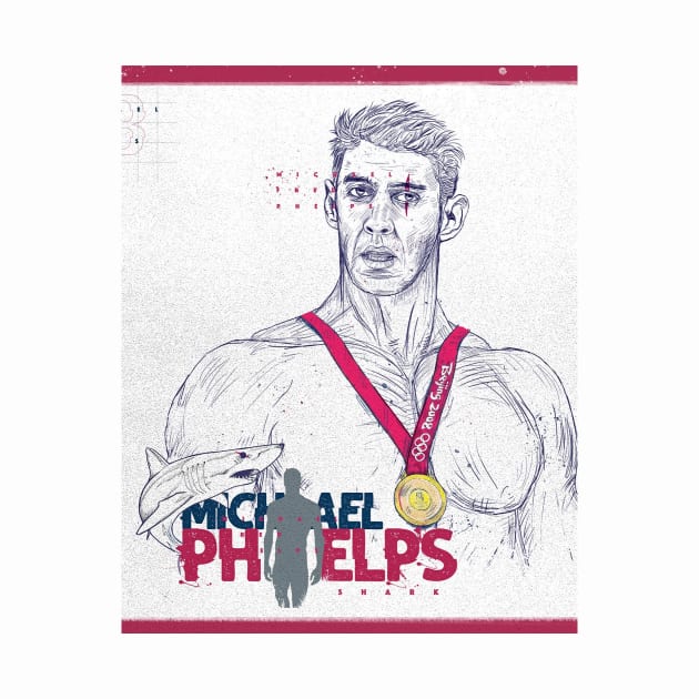 Michael Phelps by Mr.Donkey