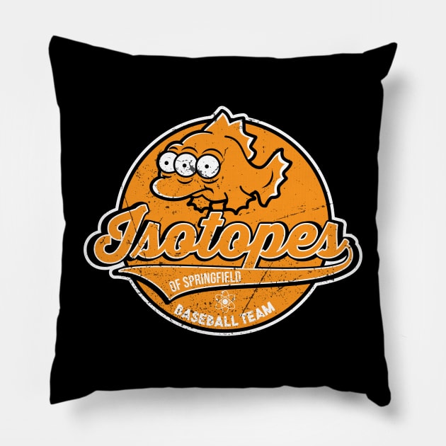 Isotopes Baseball Pillow by SuperEdu