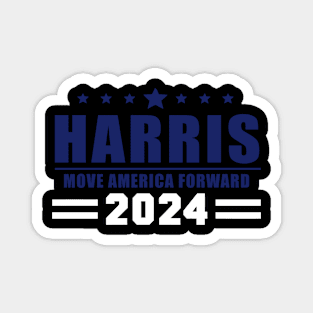 Harris 2024 Move American Forward Magnet