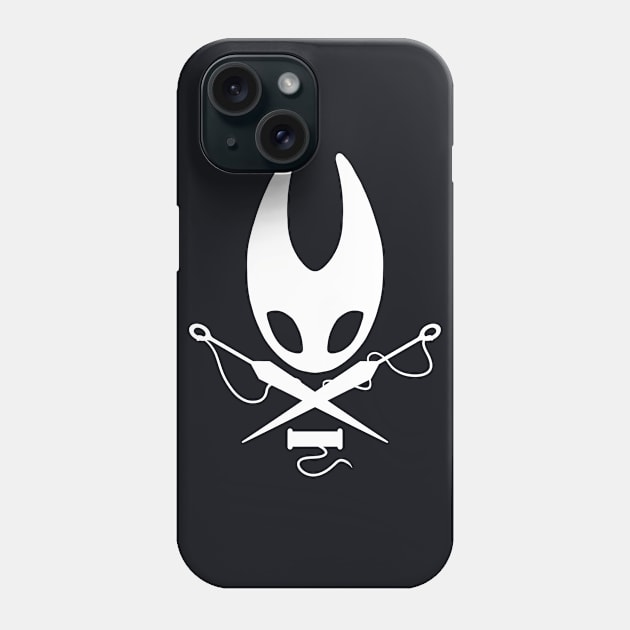 hornet silksong white Phone Case by Zaibatsu