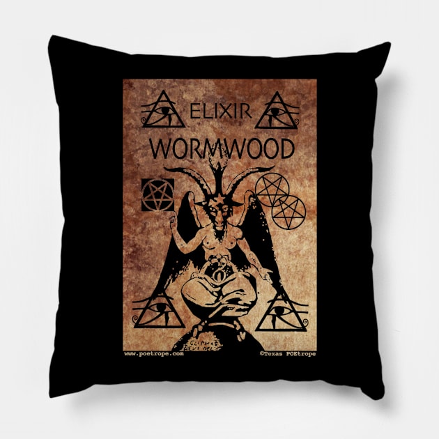 T-Shirts & More_WORMWOOD_Human No More Pillow by texaspoetrope