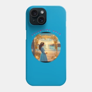 Dreamy beach babe galentine girl Phone Case