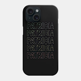 Patricia Name Pattern Phone Case