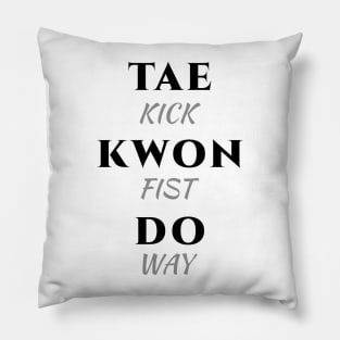 Taekwondo Minimalist Pillow