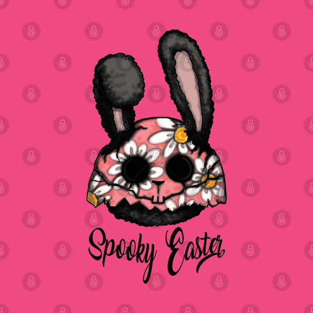 Spooky easter bunny girl by Raluca Iov