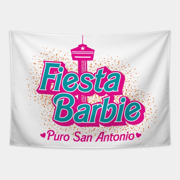 Fiesta Girl Puro San Antonio Tapestry by TheCraftyDrunkCo