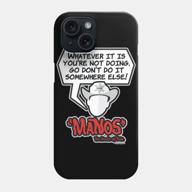 Manos Sheriff Phone Case by Movie Vigilante