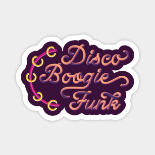 Disco Boogie Funk Magnet