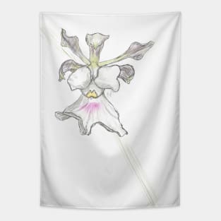 Orchid sketch Tapestry