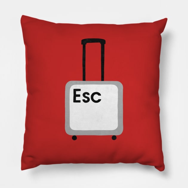 Escape trolley Pillow by maivisto