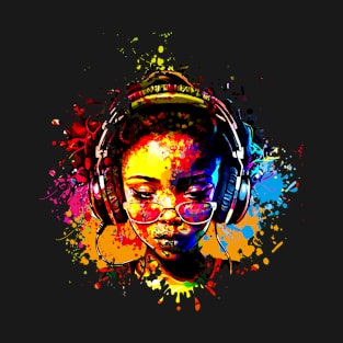 African girl watercolor T-Shirt