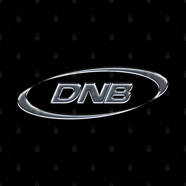 DNB Rave Chrome by Drum And Bass Merch