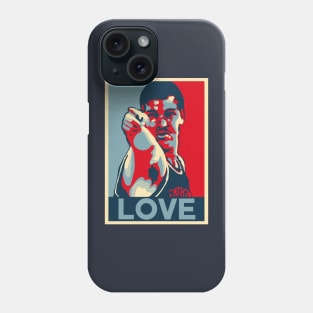 Bill Laimbeer Love Obama Hope Large Print Phone Case