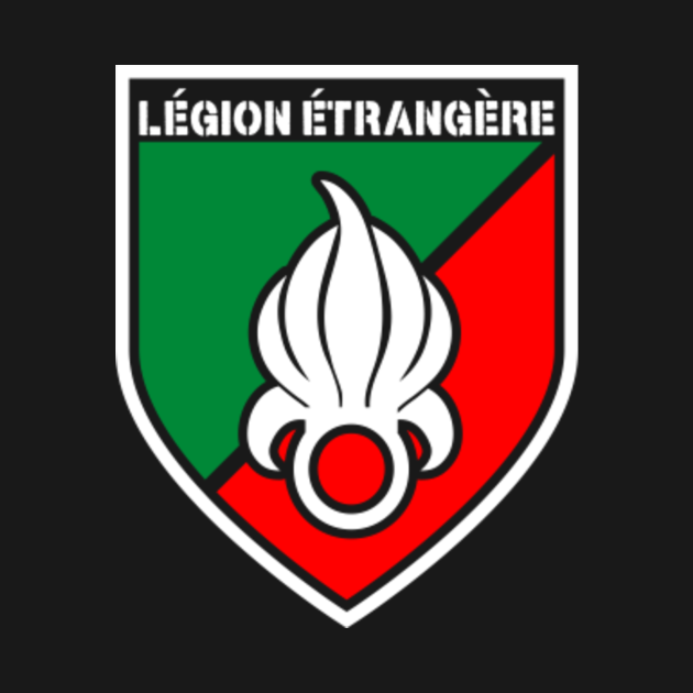 Legion Etrangere Rep Foreign Legion Logo - Soldier - Long Sleeve T