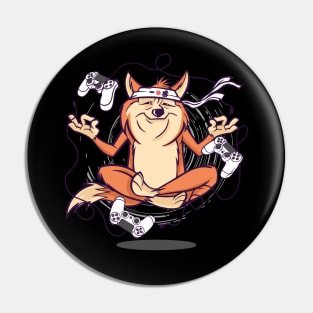 game dog meditating Pin