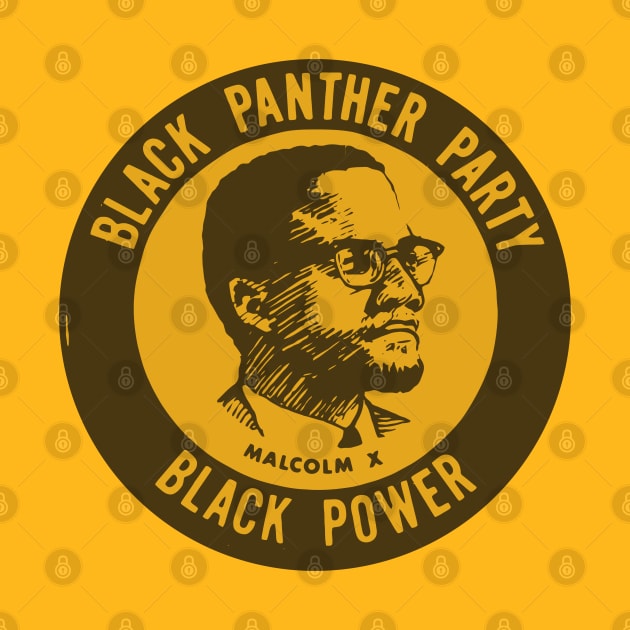 Black Panther Party :: Black Power Malcolm X Tribute by darklordpug