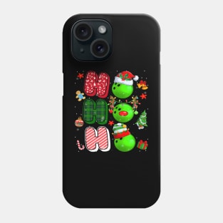 HOHOHO Santa Elf Reindeer Bowling Balls Xmas Light Christmas Phone Case