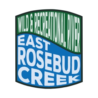 East Rosebud Creek Wild and Recreational River wave T-Shirt