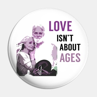 Love isn't about time -purple Pin